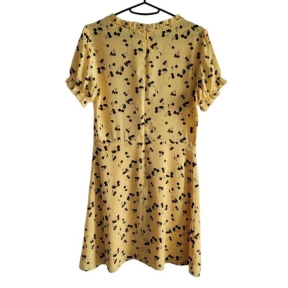 Aritzia Sunday Best Cher Yellow/Iris Bing Dress Size 6 - Picture 4 of 8